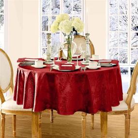 img 3 attached to 💪 Highly Durable Newbridge Barcelona Polyester Tablecloth – Stain Resistant & Long-lasting