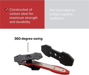 img 2 attached to 🔧 ABN Ratcheting Caliper Piston Tool: 4-in-1 Universal Disc Brake Compression and Spreading Tool