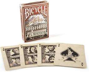 img 1 attached to American-Themed Bicycle Poker Size Standard Index Playing Cards