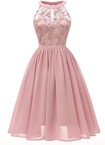 img 4 attached to LLBubble Chiffon Dresses Homecoming Wedding Women's Clothing and Dresses