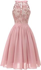 img 2 attached to LLBubble Chiffon Dresses Homecoming Wedding Women's Clothing and Dresses