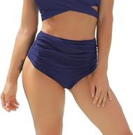 bellecarrie waisted bottoms control swimsuit logo