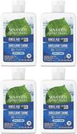 🌟 seventh generation dishwasher rinse aid - 8 oz, 4-pack for sparkling dishes! logo