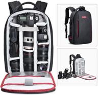 🎒 beschoi waterproof dslr camera backpack for slr/dslr camera, lens, and accessories, in black (large) logo