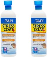 (2 pack) api stress coat fish & tap water conditioner, 16-ounce (treats 946 gallons) each logo