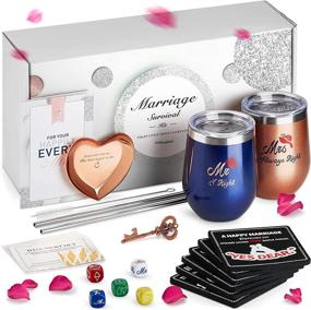 img 4 attached to 🎁 Ultimate Engagement Gift: The Marriage Survival Kit! Ideal Bridal Shower, Wedding & Anniversary Gifts for Her - Includes Free Ring Dish, Coasters, Bottle Opener