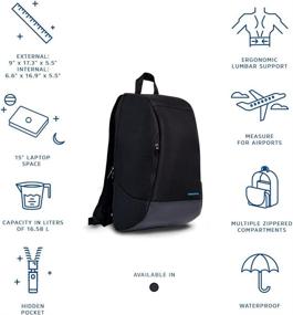 img 3 attached to 🎒 Rugged Capital Backpack: Durable Computer Notebook Protection