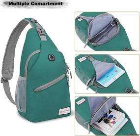 img 1 attached to Resistant Backpack Lightweight Crossbody Travel Backpacks in Casual Daypacks