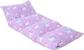 img 4 attached to 🦄 Wildkin Kids Pillow Lounger: Travel-Friendly Lounger for Boys and Girls | Sleepover Essential (Unicorns)