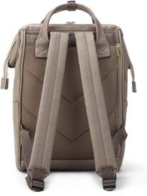 img 3 attached to Exploring Kah Kee Leather 🎒 Backpack Compartment Backpacks: Optimal Organization and Style