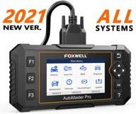 🔧 advanced foxwell automotive obd2 scanner nt624 elite: all system diagnostic scan tool with oil light epb service reset for all cars | check engine abs srs sas eps hvac headlamp code reader logo