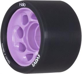 img 4 attached to 🎢 Radar Halo Roller Skate Wheels - 38mm x 59mm - Set of 4 Wheels