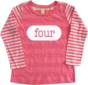 img 1 attached to Happy Family Clothing Birthday Toddler Girls' Clothing and Tops, Tees & Blouses