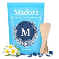 💇 hair removal made easy: madors hard wax beads for brazilian waxing - professional grade waxing beads for women (410g/14.5oz) logo