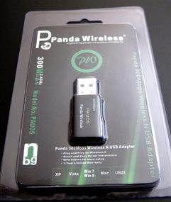 img 1 attached to 🐼 Panda 300Mbps Wireless N USB Adapter - Compatible with Windows Vista/7/8/8.1/10, Mint, Ubuntu, Fedora, openSUSE, Centos, Lubuntu, Zorin, Kali Linux, and Raspbian Wheezy