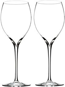 img 2 attached to 🍷 Waterford Chardonnay Wine Glasses - Elegance Pair