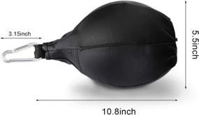 img 3 attached to Enhance your Boxing Training with the Leather Sport Speed Bag - Improve Agility and Speed!