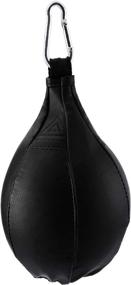 img 1 attached to Enhance your Boxing Training with the Leather Sport Speed Bag - Improve Agility and Speed!