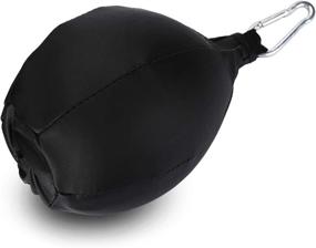 img 2 attached to Enhance your Boxing Training with the Leather Sport Speed Bag - Improve Agility and Speed!