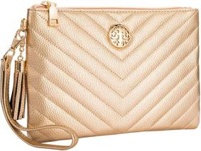 img 4 attached to Heaye Wristlet Wallet Purse Tassel Women's Handbags & Wallets