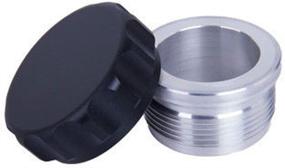 img 3 attached to 🏎️ HiwowSport Aluminium Alloy Fuel Cap Weld On Filler Neck Oil Tank Cap 3inch - Black: Performance and Durability in a Sleek Design