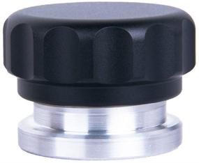 img 2 attached to 🏎️ HiwowSport Aluminium Alloy Fuel Cap Weld On Filler Neck Oil Tank Cap 3inch - Black: Performance and Durability in a Sleek Design