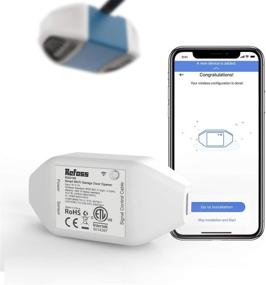 img 4 attached to Refoss Smart Wi-Fi Garage Door Opener with APP Control, Alexa and Google Assistant Compatibility, No Hub Required