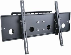 img 1 attached to 📺 Monoprice Titan Full-Motion TV Wall Mount Bracket: 32"-60" TVs, 175 lbs, 5"-20" Extension, VESA 750x450, Concrete & Brick Compatible - Black