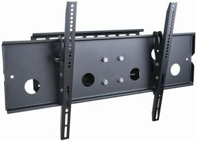 img 2 attached to 📺 Monoprice Titan Full-Motion TV Wall Mount Bracket: 32"-60" TVs, 175 lbs, 5"-20" Extension, VESA 750x450, Concrete & Brick Compatible - Black