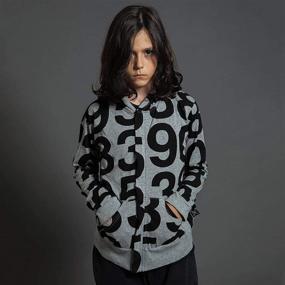 img 3 attached to Zip Hoodie Unisex Cotton Zipper Boys' Clothing