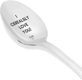 img 3 attached to 🥄 I Cerealsly Love You Engraved Stainless Steel Cereal Spoon - Perfect Anniversary, Wedding, Boyfriend, Girlfriend, Valentine Gift - Unique Token Of Love for Special Occasions - Best Gifts from Boston Creative Company