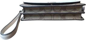 img 2 attached to Coach Signature Leather Foldover Wristlet Women's Handbags & Wallets
