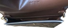 img 1 attached to Coach Signature Leather Foldover Wristlet Women's Handbags & Wallets