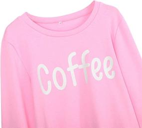 img 1 attached to Matching Love Heart Valentine's Day Sweatshirts for Moms and Kids - PopReal Long Sleeve Pullover Shirts