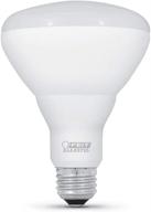 💡 enhanced illumination: feit electric br30dmho 927ca dimmable led bulb for ultimate dimming control logo