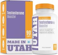 💪 enhanced testosterone booster supplement for men - amplify lean muscle growth, strength, energy, & fat loss - natural pills for enhanced endurance and stamina logo