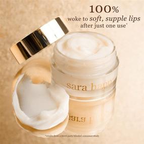 img 2 attached to 🌙 Sara Happ The Dream Slip Overnight Lip Mask: Deeply Moisturizing Natural Blend with Chamomile, Honey, and Vanilla - Soothes and Repairs Lips, 0.5 oz