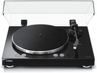 🎵 проигрыватель yamaha musiccast vinyl 500 с wi-fi - цвет пианино черный. логотип