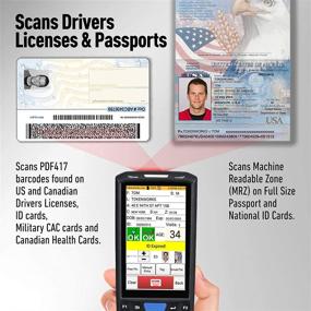 img 3 attached to IDVisor Smart V2 ID Scanner: Enhanced Age Verification & Customer Management + Charger Cradle, Hand Strap & More