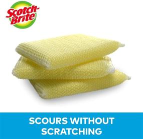 img 2 attached to 🧽 Scotch-Brite Dobie Cleaning Pads: Versatile and Scratch-Free, Perfect for Dishwashing, Kitchen, Bathroom & More - Pack of 3 Pads