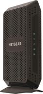 📶 renewed netgear cable modem cm600 - compatible with xfinity by comcast, spectrum, cox, and more | supports cable plans up to 400 mbps | docsis 3.0 logo