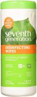 🧼 powerful sanitizing solution: sev22812 seventh generation disinfecting multi-surface wipes logo