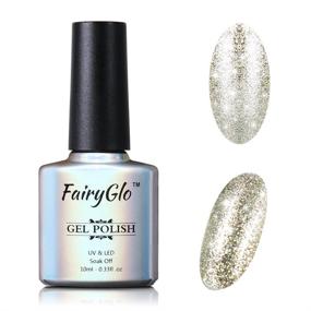 img 4 attached to 💅 FairyGlo Shimmer UV LED Nail Polish - Soak Off Nail Art Varnish, 10ml (58001)