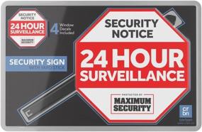 img 2 attached to 🔒 Enhanced Security Stake Window Decal with Coating: Superior Protection for Your Home or Business