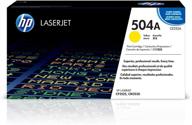 hp 504a ce252a yellow toner cartridge - high-quality printing solution logo