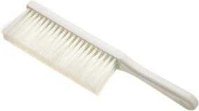 img 1 attached to Ateco Counter Duster Brush: 1 5/8 x 8-Inch Head, White Nylon Bristles, Molded Plastic Handle - Efficient Cleaning Tool!