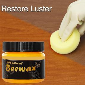 img 2 attached to Enhance & Protect Your Wood with 3Pcs Wood Seasoning Beewax Polish - All-Purpose Traditional Beeswax for Furniture Cleaning and Beautification