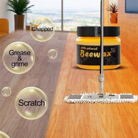 img 1 attached to Enhance & Protect Your Wood with 3Pcs Wood Seasoning Beewax Polish - All-Purpose Traditional Beeswax for Furniture Cleaning and Beautification