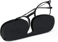 nooz optics cruz model essential collection - magnifying round reading glasses for men and women logo