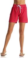 👙 unitop women's boardshorts: stylish stretch swimwear for women's swimsuits & cover ups logo